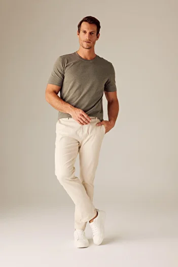 DeFacto Regular Fit Basic Cotton Chino Pants T1052az22sp