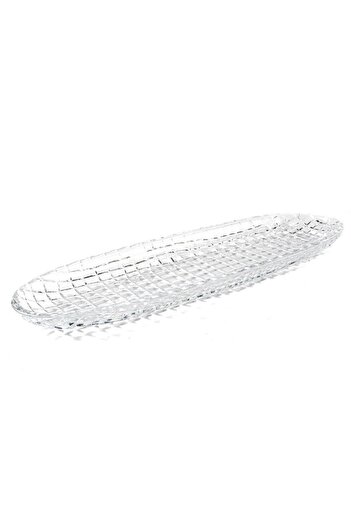 Mikasa Moor Oval Glass Serving Plate 50x16x3 cm