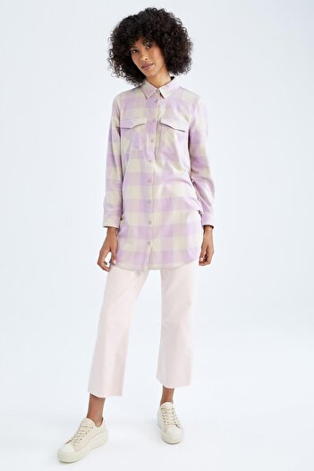 DeFacto Straight Fit Gabardine 100% Cotton Trousers Y2519az22sm