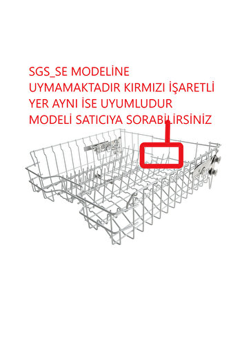 Bosch Bulaşık Makinesi Üst Sepet - 20000272