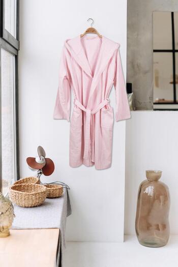 Baveno 100% Cotton Hooded Towel Bathrobe
