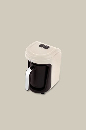 HOMEND Pottoman Milk In 1877h Turkish Coffee Machine with Milk Beige
