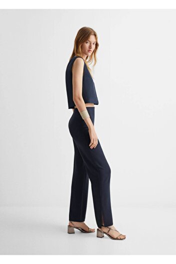 Mango Teen Dark Blue Pants for Kids