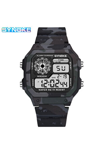 Choice Synoke Outdoor Military Digital Wristwatch Waterproof, Shockproof, Luminous