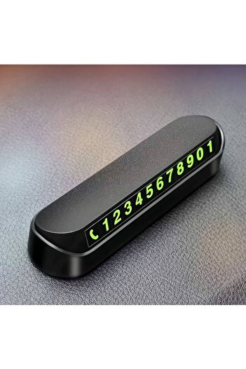 CMT In-Vehicle Parking Phone Number Phosphorescent Numerator Auto Windshield Card