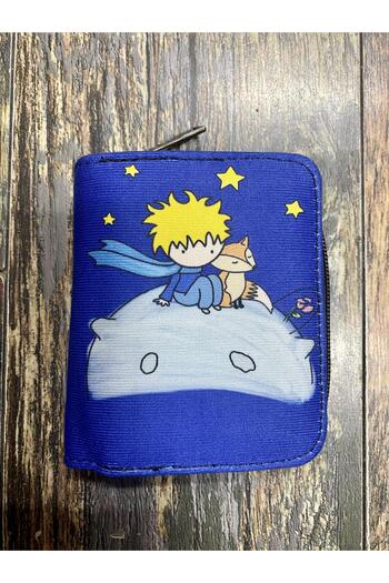 Street Bag Little Prince Patterned Ethnic Authentic Patterned Compartmented Useful Wallet