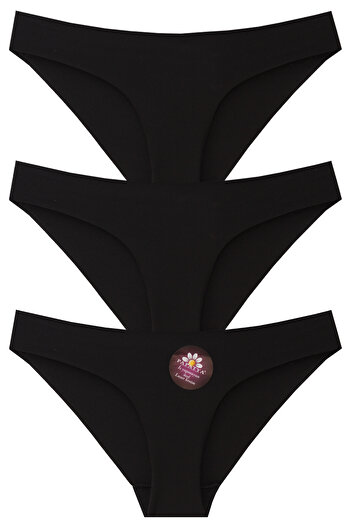 papatya lingerie Pachet de 3 chiloți economici de bikini tăiați cu laser