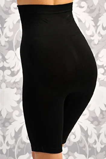 Anıl Women's Gathering Waist and Leg Slimming Seamless High Waist Long Leg Shorts Corset (2603)
