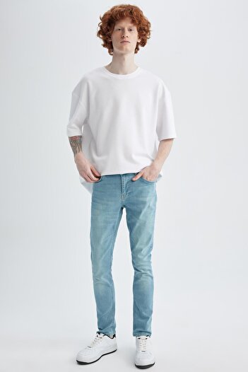 DeFacto Carlo Skinny Fit Extra Skinny Fit Regular Waist Extra Skinny Leg Jeans Pants X6832az22sm