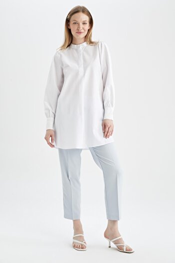 DeFacto Regular Fit Basic Viscose Trousers Y5447az22sm