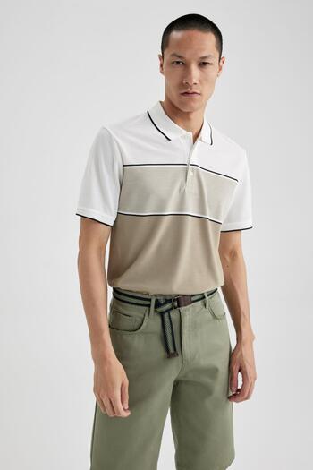 DeFacto Regular Fit Polo Neck T-Shirt Z2331az23sp