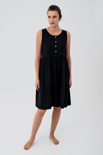 Artış Linen Sleeveless Maternity Dress