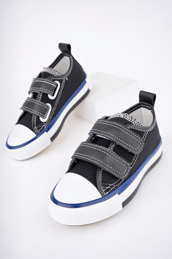 meyra'nın ayakkabıları Children's Lighted Black Sneakers