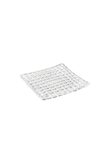 Mikasa Moor Striped Square 6-Piece Glass Plate 17x17x2 cm