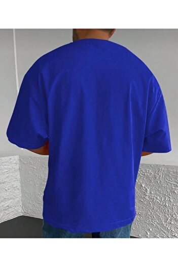 khufu ΚΑΛΙΦΟΡΝΙΑ Μπλουζάκι με στάμπα ΜΠΛΕ Oversize Relaxed Cut Unisex