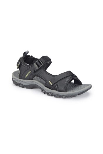 lumberjack Men's Black Lightweight Velcro Trekking Sandals Laggun