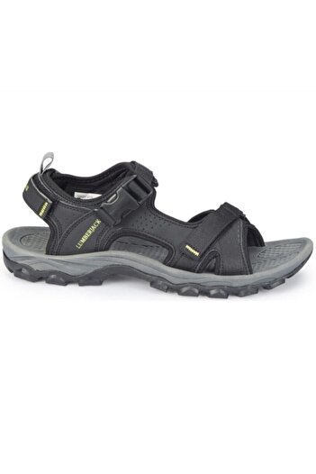 lumberjack Men's Black Lightweight Velcro Trekking Sandals Laggun