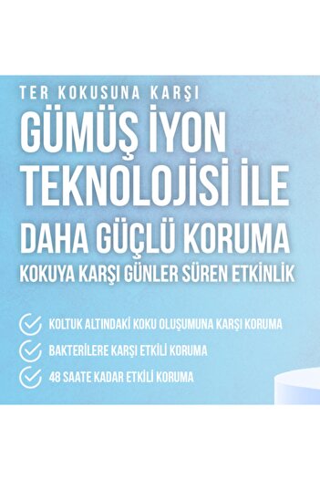 Tereson Terleme Önleyici Sprey 50 ml + Krem Deodorant Gümüş Iyonlu 40 ml