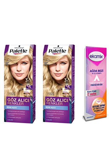 Palette Göz Alıcı Saç Boyası 0.00 Yoğun Renk Açıcı 2 Adet