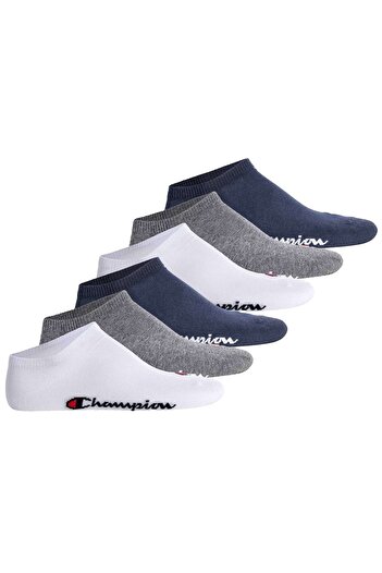 Champion Packung mit 6 Unisex-Sneaker-Socken – Basic-Logo