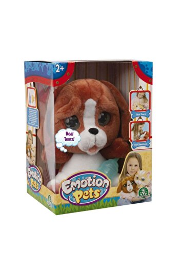 GIOCHI PREZIOSI Emotion Pets Ağlayan, Gerçek Göz Yaşı Döken Evcil Pelüş Hayvan - Kızıl Köpekçik