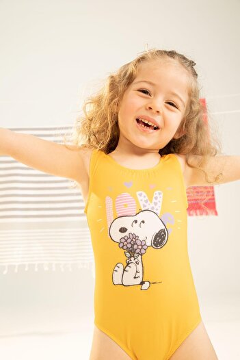 DeFacto Kız Bebek Snoopy Mayo W8178a222sm