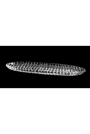 Mikasa Moor Oval Glass Serving Plate 50x16x3 cm