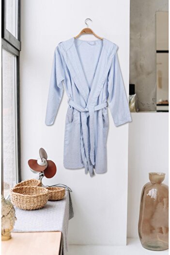 Baveno 100% Cotton Hooded Towel Bathrobe