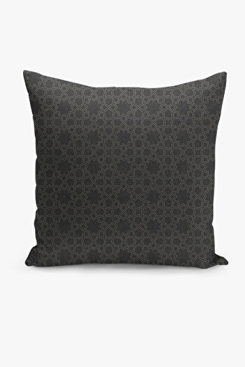 Filamente Ramadan Patterned Double Sided Digital Printed Throw Pillow Cover - Ramadan