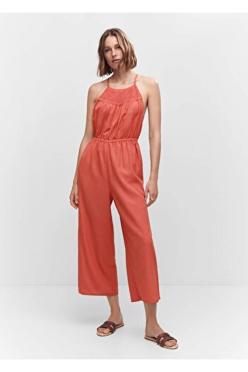 MANGO Woman Lace Piece Jumpsuit