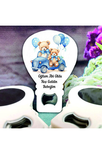 Ege ajans Magnet that will open 10 balloons (with card and gelatin)