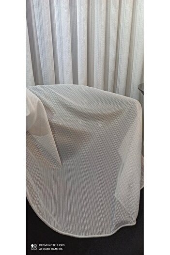 Brillant Slub Linen Tulle Curtain 1/3 (Sik) Pleated