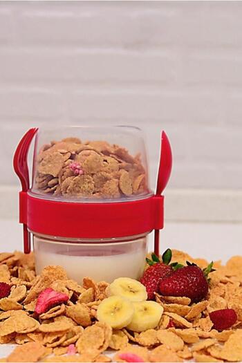 Titiz Taken Go Muesli Container Red 800 ml Ap-9452