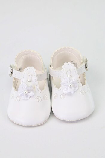 SIRRI Baby Girl Soft Sole Shoes, Size 16-17-18