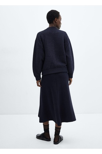 MANGO Woman Triko Bomber Ceket