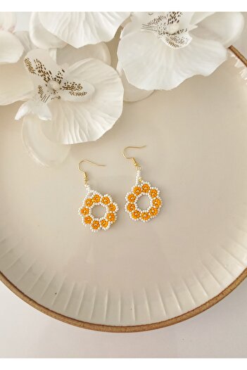 İPAR AKSESUAR SAND BEADS EMBROIDERY HANDMADE EARRING