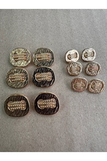 ODDA TASARIM ATÖLYESİ italian model design thread model gold blazer button set