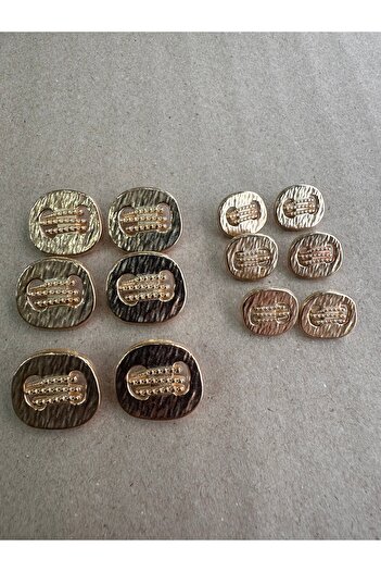 ODDA TASARIM ATÖLYESİ italian model design thread model gold blazer button set