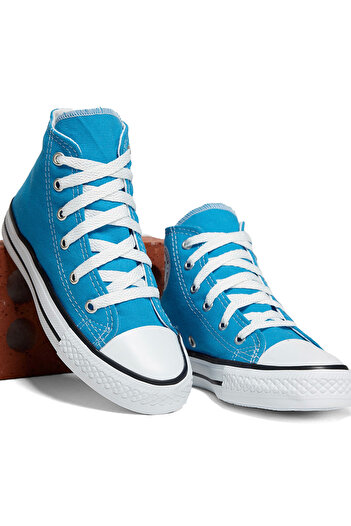 Tonny Black Çocuk Unisex Mavi Rahat Kalıp Uzun Sneaker