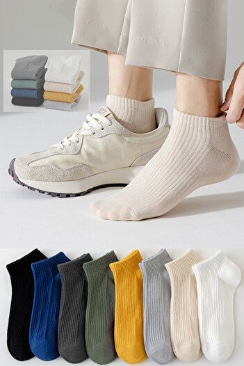 BGK 8 Pairs of Derby Colored Socks