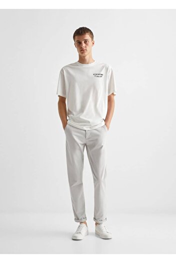 Mango Teen Візерунчастий бавовняний тисорт