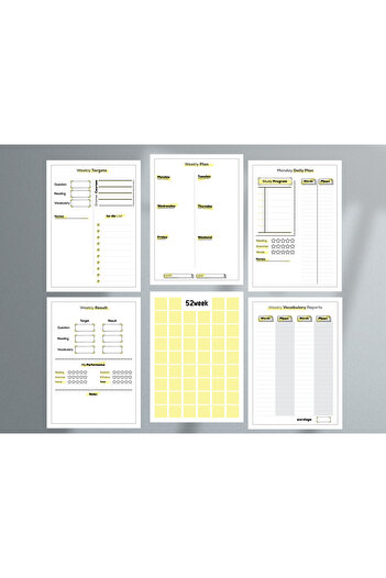 Apeirona YDS / Foreign Language Exam Planning Notebook