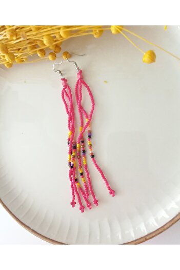 İPAR AKSESUAR Needlework Handmade - Sand Bead Earrings