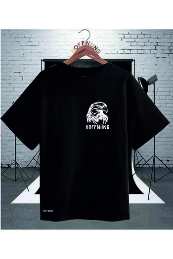 HOFFNUNG Unisex Hawk Printed T-Shirt
