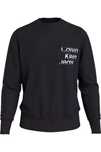 Calvin Klein Calvin Klein black cotton sweatshirt for men
