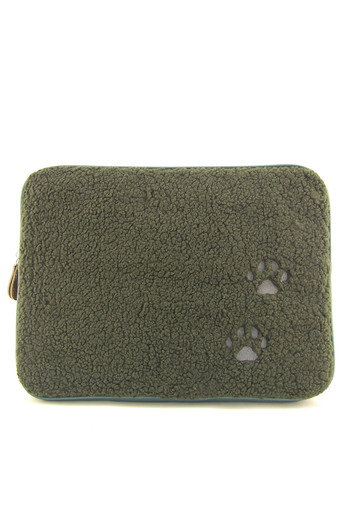 HNB Khaki Fluffy Macbook Air Pro 13 & 14 Inch Computer Laptop Case
