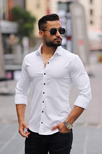 blackpanther Slim Fit Fence Fence Detailed Shirt