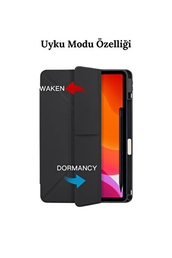 Fuchsia Galaxy Tab S9 FE 10.9 inç Uyumlu Kalem Bölmeli Tablet Kılıf SM-X510NLGATUR-SM-X510NLIATUR-SM-X510N