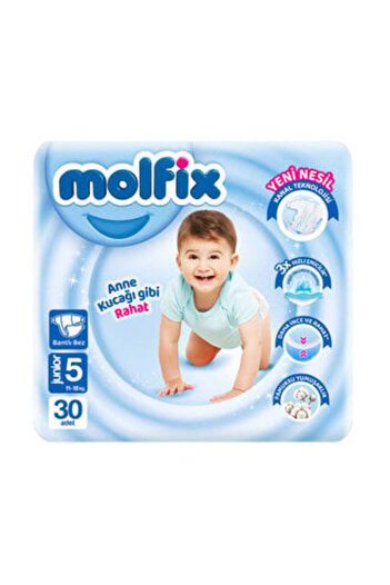 Molfix Advantageous Package Size 5 Junior 11-18 Kg 30 Pieces