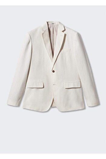 MANGO Man %100 Keten Kumaş Blazer Ceket